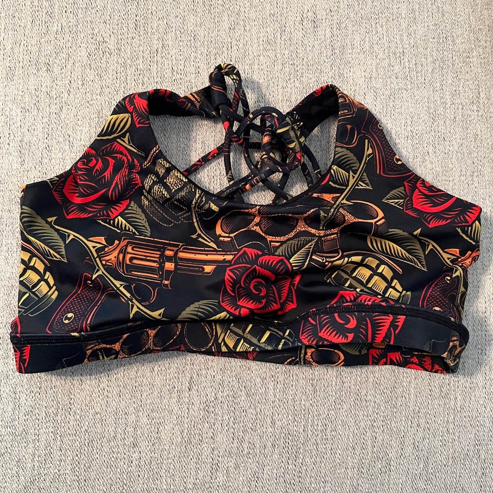 Constantly Varied Gear (CVG) Size Large Butterfly Back Bra - Dressed to Kill
